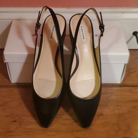 ALEX MARIE Black Sling Back - Picture 3 of 9